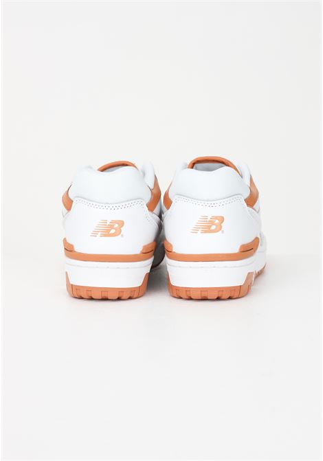 Sneakers casual 550 bianche da uomo NEW BALANCE | BB550LSCWHITE/ORANGE